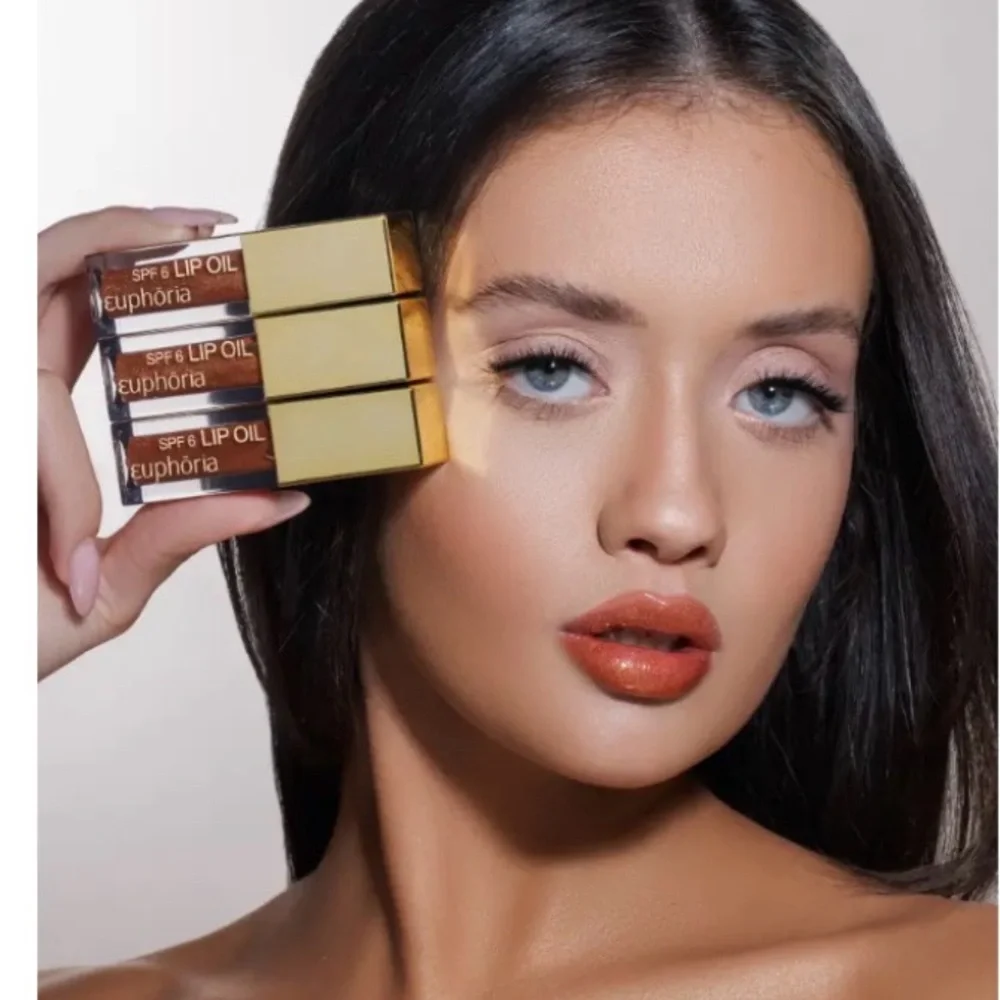 Euphoria Sunglow Bronze Lip Oil - Pistachio & Caramel (Bronze)